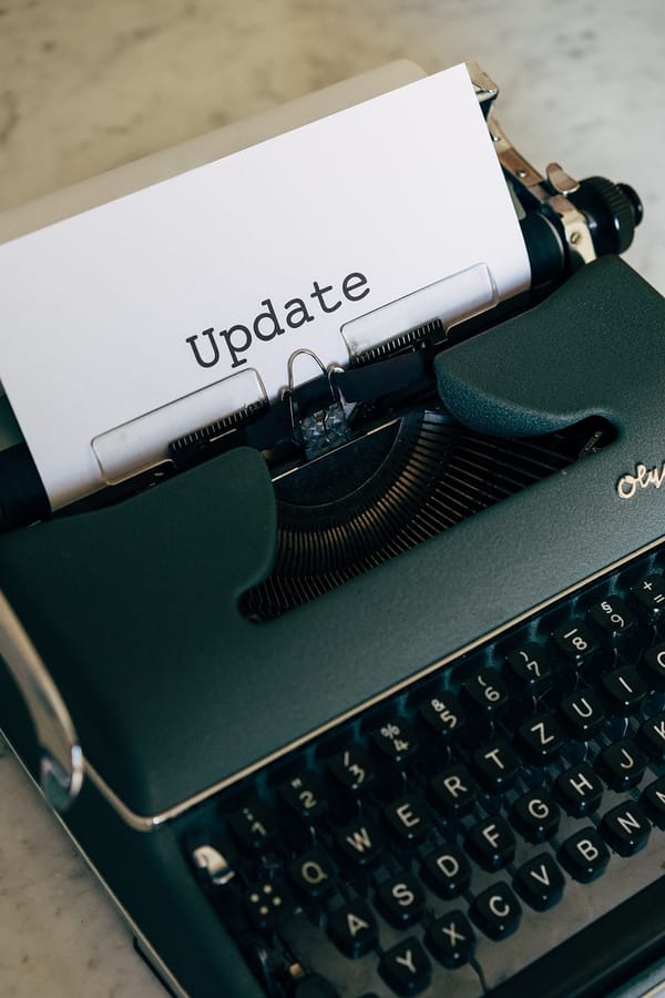 Editorial Update