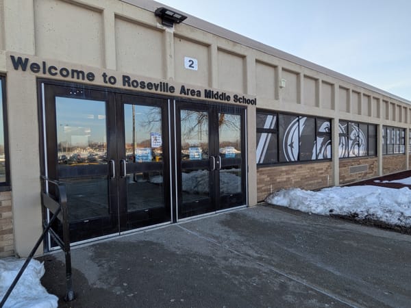 Two weapons incidents in two days at Roseville Area Middle School